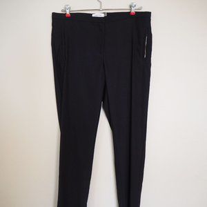Navy Blue Calvin Klein Straight Leg Work Pants 12